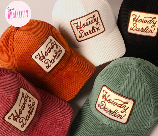 Howdy Darling hat black