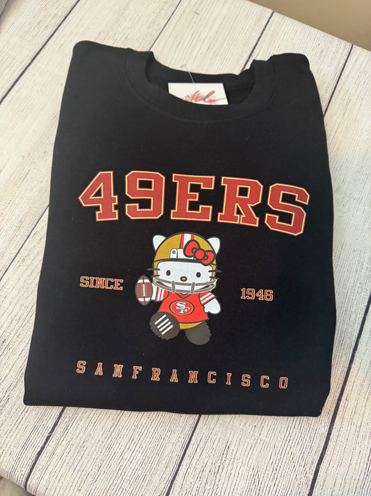 49ers hello kitty sweater