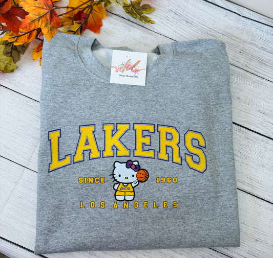 Lakers hello kitty sweater