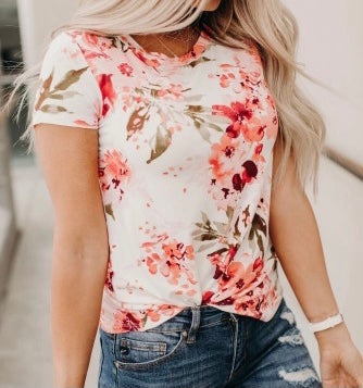 Summer wonderland floral shirt